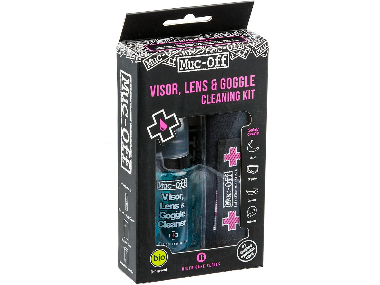 Muc-Off Visor, Lens & Goggle Cleaning Kit Reinigungsset 3 Muc-Off Visor, Lens & Goggle Cleaning Kit Reinigungsset